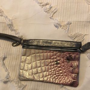 Wylee Leather Wristlet